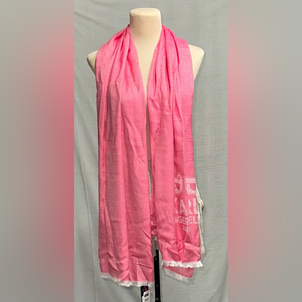 KARL LAGERFELD PARIS Karl Choupette Pashmina Scarf